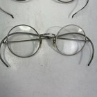 Lot Of 2 - Antique Optical Wire Rim Round Eyeglasses Rr