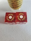 Vtg Mgm Grand Hotel Las Vegas Casino  actual Play  Pair Of Dice W  Case