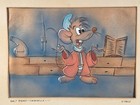 Vintage Disney Water Color Drawing Of Gus From Cinderella - Has Water Damage