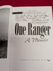 2006 One Ranger Joaquin Jackson Memoir Texas Ranger Signed Alamo Inscription Hb