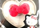 Sanrio Hello Kitty Pink Bow Necklace  52638-0 Plastic   Rhinestones Nos 2012