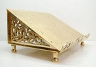 Lightly Used Brass Church Missal   Bible   Book Stand  Sacramentary Q 251