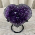1 2lb   Exquisite Natural Amethyst Cave Heart-shaped Cut Specimen