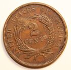 1864 Two Cent Piece  Large Motto  Beautiful -wbls-013