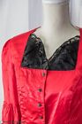 Recollections Victorian Dress Red Small Costume Western Historical Pioneer