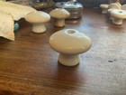 White Porcelain Cabinet Door Knobs  16 Of Them   4 Different Sizes  Gd  Antique