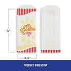 Mt Products 1 Oz Small Carnival Paper Popcorn Bags 8  X 3 5  - Pack Of 100