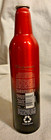 16oz Budweiser Red To Black Aluminum Empty Beer Bottle  500358 Good Condition