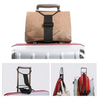 1pc Adjustable Luggage Strap Elastic Suitcase Bungee Travel Belt Black - New