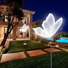 2pc Led Light Wedding Butterfly Floor Lamp Butterfly Ceiling Lamp Adjust Height