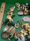 Retro Earring Pairs Vintage Lot 1 565 Pounds Most Are Pierced Earrings
