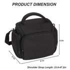 Dslr Slr Camera Shoulder Bag Case Waterproof Shockproof For Canon Nikon Sony