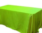 126 X 60 Inch Rectangular Satin Tablecloth Wedding Party Seamless Table Cover