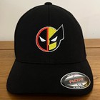 Deadpool   Wolverine Cast   Crew Cap Hat S m Marvel Studios Movie Gift Bnwts