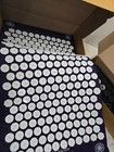 New Shakti Acupressure Mat  indigo  And Pillow  black 