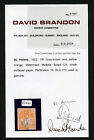 St Helena 1922 Kgv 7s6d Grey-brown   Yellow-orange  brandon Cert  Vfu  Sg 111 