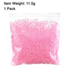 1 Pack 0 1  Pink Polystyrene Foam Beads Ball For Diy Crafts  Fillings