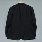 Croft Barrow Mens Tuxedo Suit 44s Black Merino Wool Jacket Pants Formalwear