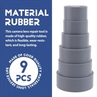 9pcs set Lens Repair Tool Kit For Camera Dslr  Removal Rubber 8-83mm Photo6925