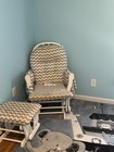 Rocking Chair Nursery Glider With Foot Rest Used
