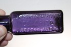 Antique Purple Medicine  Bottle Boston Mass Colorite Amethyst Purple 4    