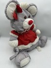 Puffalump Christmas Mouse Mrs  Claus Fisher Price Vintage Plush Clean And Bright