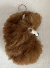 Llavero Handmade Alpaca Keychain Peruvian Llama Stuffed Animal Brown