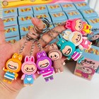 24 Pcs Labubu Blind Box Figure Doll Pvc Small Pendant Keychain Cute Kawaii Toy