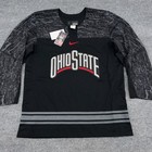 Ohio State Buckeyes Nike Hockey Jersey Blank Mens L Black Ice Engineered New