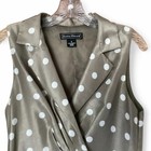 Vintage Jessica Howard Knee Length Polka Dot Sleeveless Shimmer Dress Size 8