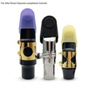 Saxophone Mouthpiece Cap Rubber Clarinet Mouthpiece For Alto Tenor Soprano Sax