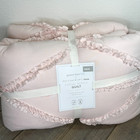 Pottery Barn Kids teen Casual Ruffle Quilt Twin Powdered Blush Pink Cozy Soft