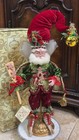 New Mark Roberts 16    Gingerbread Baker Fairy King Jewel Santa Ornament