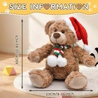 Bakalizoo 12   Stuffed Teddy Bear Dolls With Red Heart  Soft Brown christmas 