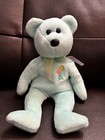 Ty Flippables Sequins Beanie Boos Tyson Peacock   Ty 2000 Ariel Bear - No Tags