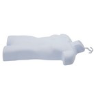 Clothing Display Torso Form Fits S - L Hanging Male Mannequin White Hollow Back