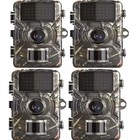 1 2 4 Pack Hd Wildlife Hunting Trail Camera 1080p Game Camera With Night Vision