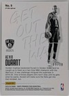 2019-20 Hoops Premium Stock Kevin Durant  get Out The Way  Gold Prizm Holo  10