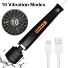 Handheld Massager 20 Speed Wand Vibrating Massage Magic Full Body Therapy Motor