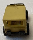 Vintage 1981 Matchbox Brown Camouflage Jeep 4x4 With Canopy