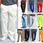 G-style Usa Men s Jogger Heavy Weight Fleece Cargo Pocket Sweat Pants S 6xl-fl77