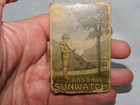 Antique Circa 1921 Boy Scout Ansonia Compass   Sundial Sun Watch   Original Box