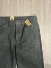 Levi s Workwear 568 Loose Straight Double-knee Carpenter Pants Green 30x32