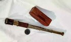 Antique Brass Telescope Marine Nautical Leather Pirate Spyglass Vintage Scope