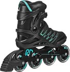 Inline Skates Roller Derby Womans Aerio Q84  Rollerblades Size w5 Us Black mint