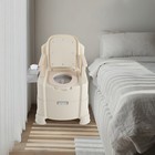 Portable Toilet Bedside Commode Floor Standing With Sensor Night Light Brown Usa