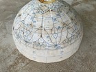 Full Form Worden Lamp Mold Gf16-p W  Glue Strip Stylized  Tulip Shade Pattern