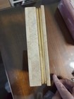 Vintage Hinged Soap Stone Jewelry Box Trinket Lid 5 25   x 4   