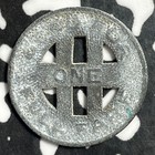 1924 U s  Hi Honolulu Rapid Transit Co  One Fare Transit Token Lot e4186