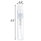 2ml Clear Plastic Empty Bottle Spray Refillable Perfume Atomizer Bottles 10 Pack